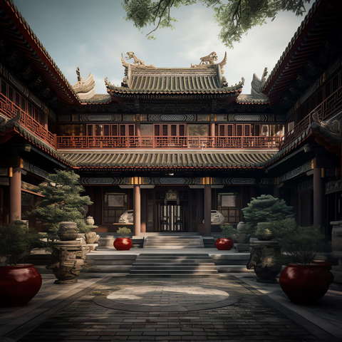 图片[18]-全球设计案例智能库_OJBKAI.COM中式四合院Midjourney灵感图库-_设计智库－全球设计案例智能库_OJBKAI.COM-全球设计案例智能库_OJBKAI.COM设计智库