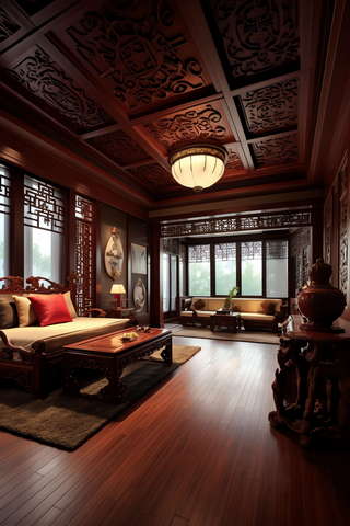 图片[5]-全球设计案例智能库_OJBKAI.COM古典中式客厅Midjourney灵感图库-_设计智库－全球设计案例智能库_OJBKAI.COM-全球设计案例智能库_OJBKAI.COM设计智库