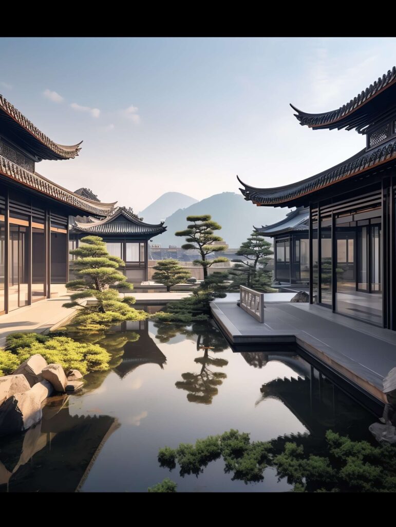 图片[41]-全球设计案例智能库_OJBKAI.COM中式别墅庭院Midjourney灵感图库-_设计智库－全球设计案例智能库_OJBKAI.COM-全球设计案例智能库_OJBKAI.COM设计智库