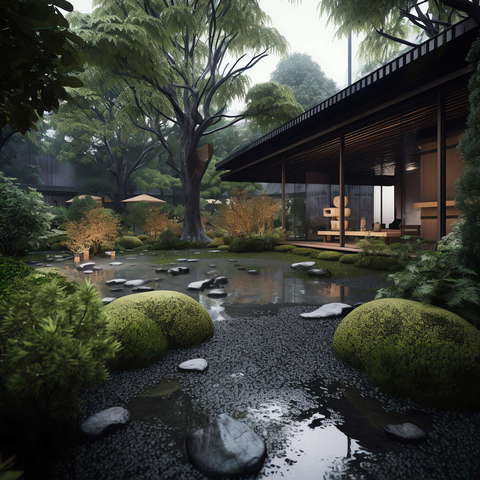 图片[23]-全球设计案例智能库_OJBKAI.COM别墅庭院日式枯山水Midjourney灵感图库-_设计智库－全球设计案例智能库_OJBKAI.COM-全球设计案例智能库_OJBKAI.COM设计智库