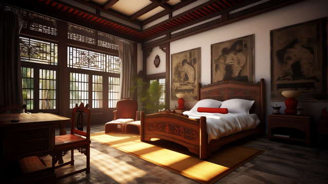 图片[46]-全球设计案例智能库_OJBKAI.COM古典中式卧室Midjourney灵感图库-_设计智库－全球设计案例智能库_OJBKAI.COM-全球设计案例智能库_OJBKAI.COM设计智库