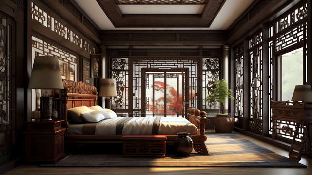 图片[30]-全球设计案例智能库_OJBKAI.COM古典中式卧室Midjourney灵感图库-_设计智库－全球设计案例智能库_OJBKAI.COM-全球设计案例智能库_OJBKAI.COM设计智库