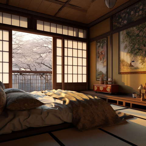 图片[11]-全球设计案例智能库_OJBKAI.COM住宅日式卧室Midjourney灵感图库-_设计智库－全球设计案例智能库_OJBKAI.COM-全球设计案例智能库_OJBKAI.COM设计智库