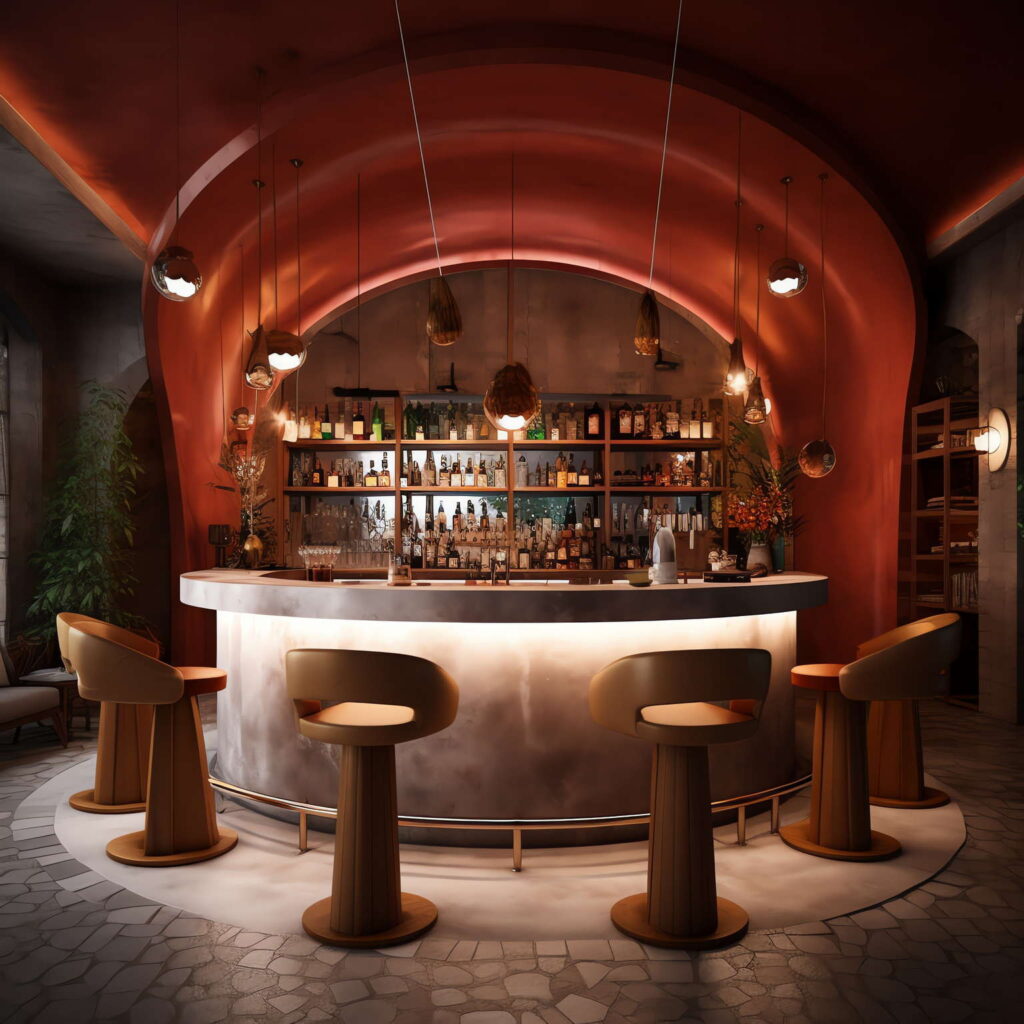图片[28]-全球设计案例智能库_OJBKAI.COM色彩前卫艺术酒吧吧台区Midjourney灵感图库-_设计智库－全球设计案例智能库_OJBKAI.COM-全球设计案例智能库_OJBKAI.COM设计智库