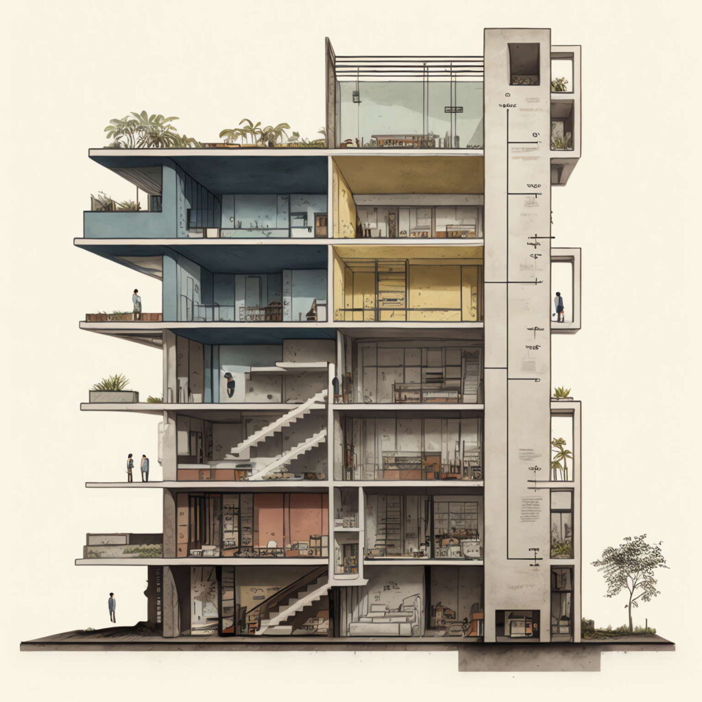 图片[29]-全球设计案例智能库_OJBKAI.COM建筑立面图设计Midjourney灵感图库-名师联智库－全球设计案例智能库名师联素材平台-全球设计案例智能库_OJBKAI.COM设计智库