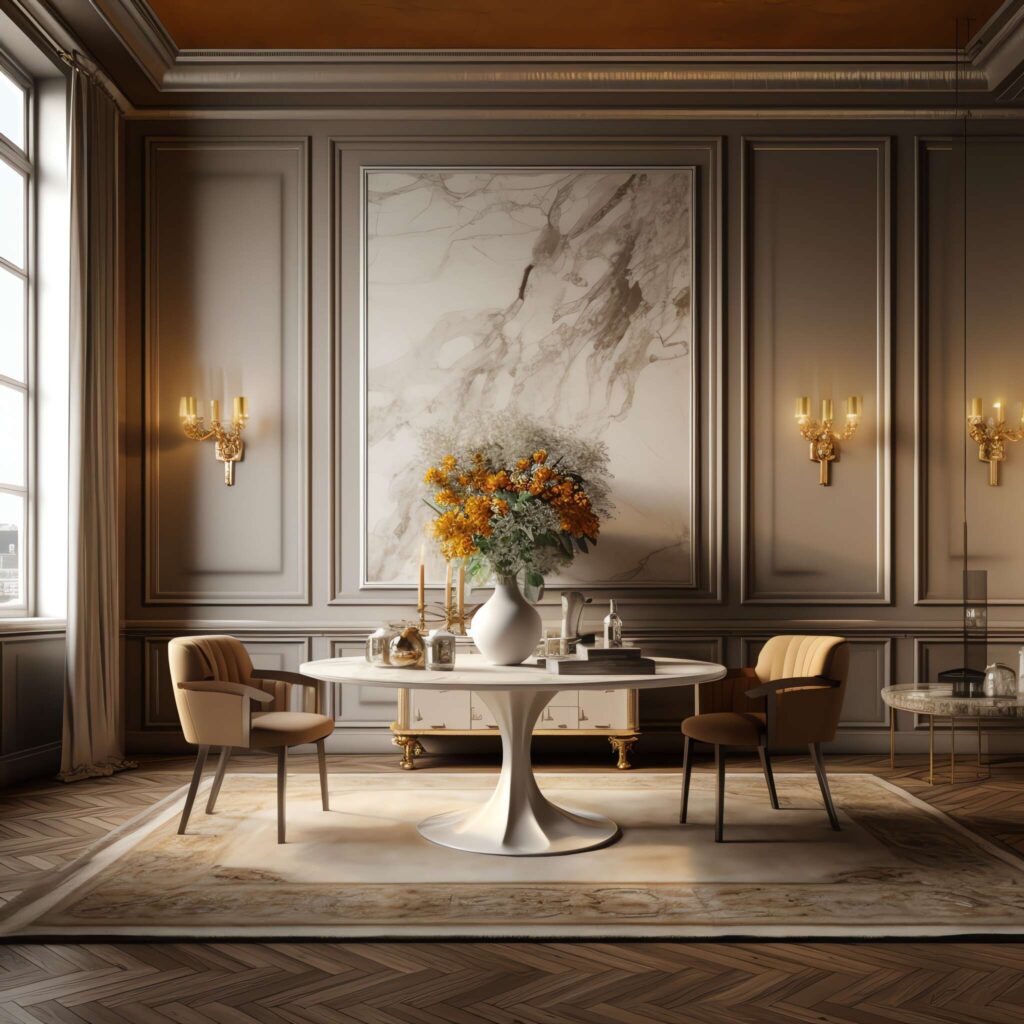 图片[11]-全球设计案例智能库_OJBKAI.COM简欧风格餐厅Midjourney灵感图库-_设计智库－全球设计案例智能库_OJBKAI.COM-全球设计案例智能库_OJBKAI.COM设计智库