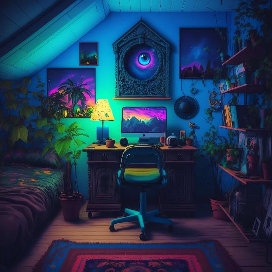 图片[16]-全球设计案例智能库_OJBKAI.COM赛博朋克风霓虹灯设计男孩房1_Midjourney灵感图库-_设计智库－全球设计案例智能库_OJBKAI.COM-全球设计案例智能库_OJBKAI.COM设计智库