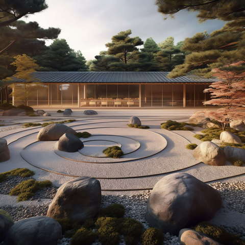 图片[5]-全球设计案例智能库_OJBKAI.COM别墅庭院日式枯山水Midjourney灵感图库-_设计智库－全球设计案例智能库_OJBKAI.COM-全球设计案例智能库_OJBKAI.COM设计智库