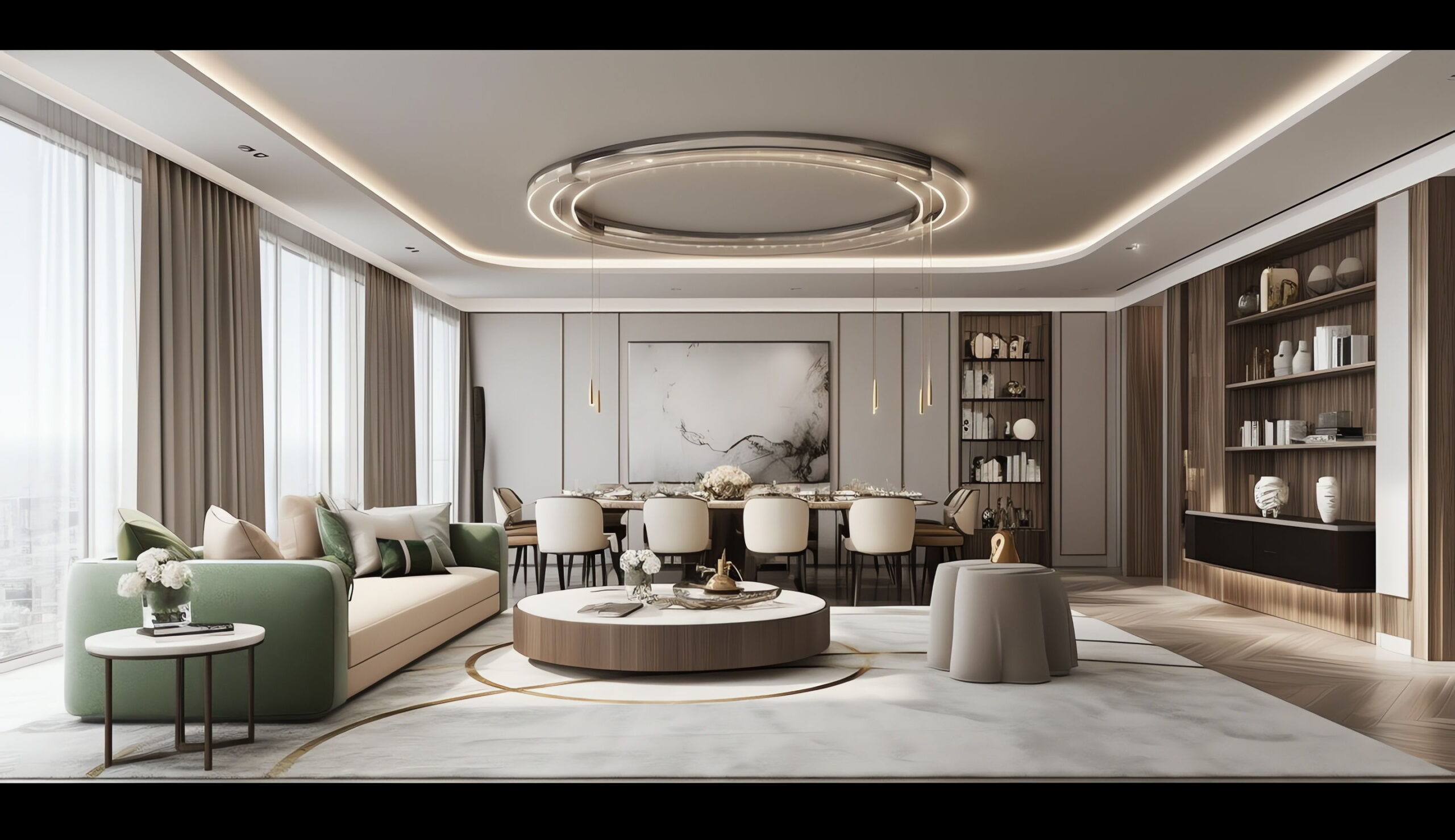 图片[4]-全球设计案例智能库_OJBKAI.COM轻奢风客餐厅_Midjourney灵感图库-全球设计案例智能库_OJBKAI.COM设计智库