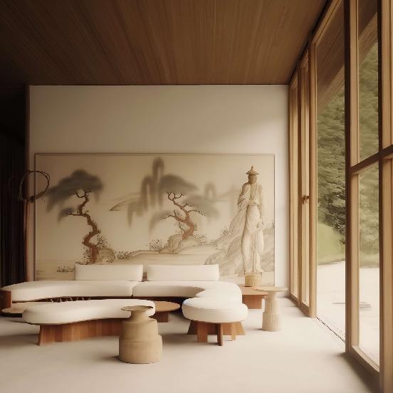 图片[72]-全球设计案例智能库_OJBKAI.COM侘寂风客厅住宅Midjourney灵感图库-_设计智库－全球设计案例智能库_OJBKAI.COM-全球设计案例智能库_OJBKAI.COM设计智库