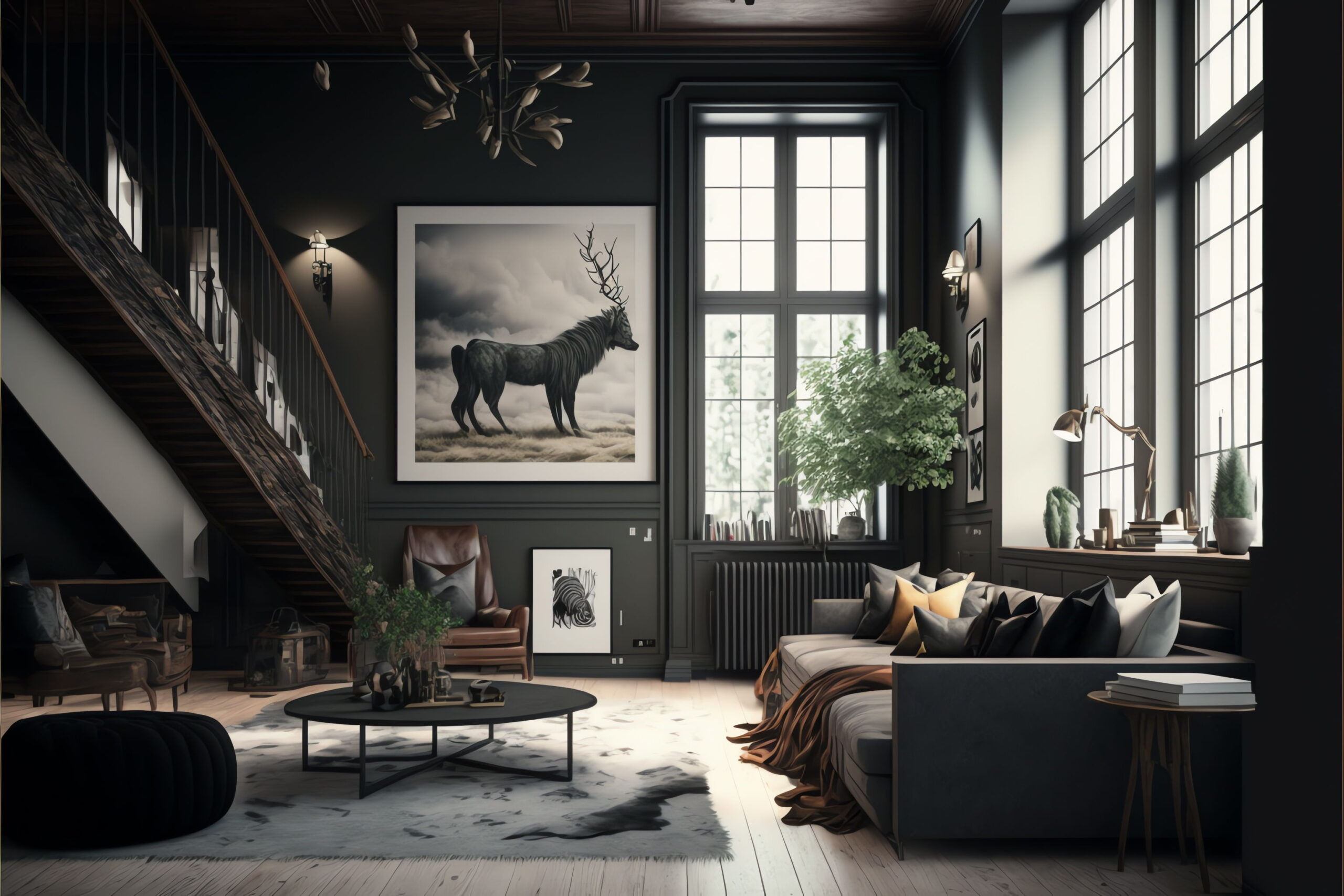 图片[9]-全球设计案例智能库_OJBKAI.COM工业风Loft户型住宅_Midjourney灵感图库-_设计智库－全球设计案例智能库_OJBKAI.COM-全球设计案例智能库_OJBKAI.COM设计智库