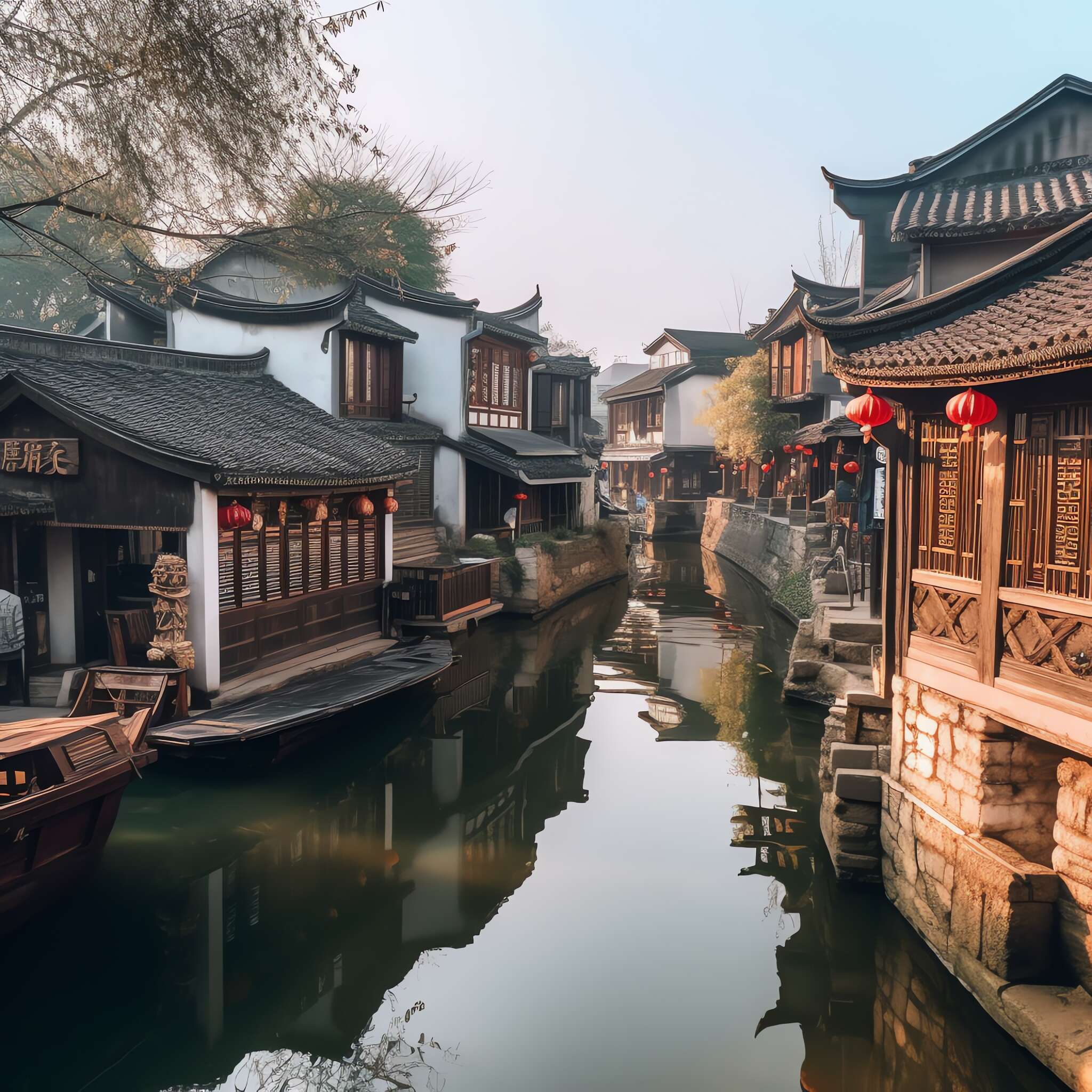 图片[32]-全球设计案例智能库_OJBKAI.COM意境江南小镇Midjourney灵感图库-_设计智库－全球设计案例智能库_OJBKAI.COM-全球设计案例智能库_OJBKAI.COM设计智库