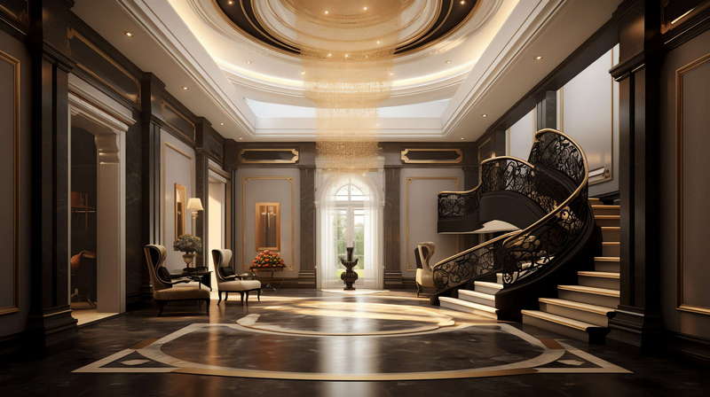 图片[16]-全球设计案例智能库_OJBKAI.COM别墅庄园新古典楼梯Midjourney灵感图库-_设计智库－全球设计案例智能库_OJBKAI.COM-全球设计案例智能库_OJBKAI.COM设计智库