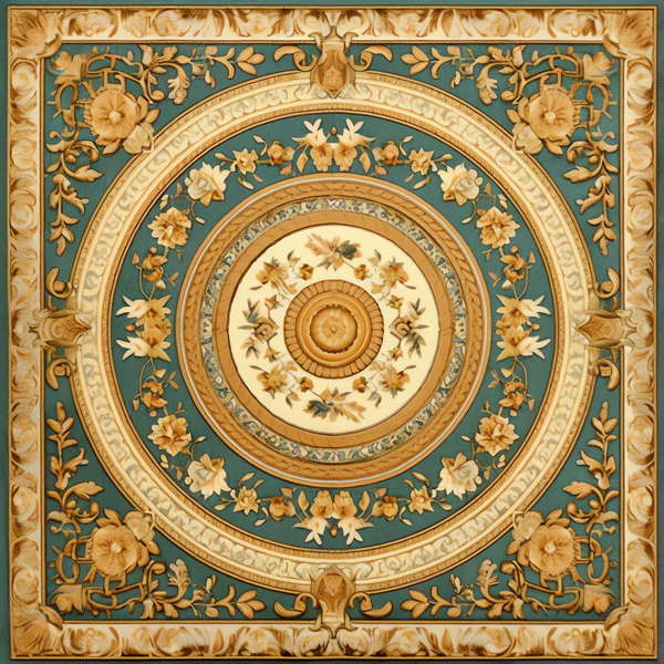 图片[26]-全球设计案例智能库_OJBKAI.COM复古圆形地毯Midjourney灵感图库-_设计智库－全球设计案例智能库_OJBKAI.COM-全球设计案例智能库_OJBKAI.COM设计智库