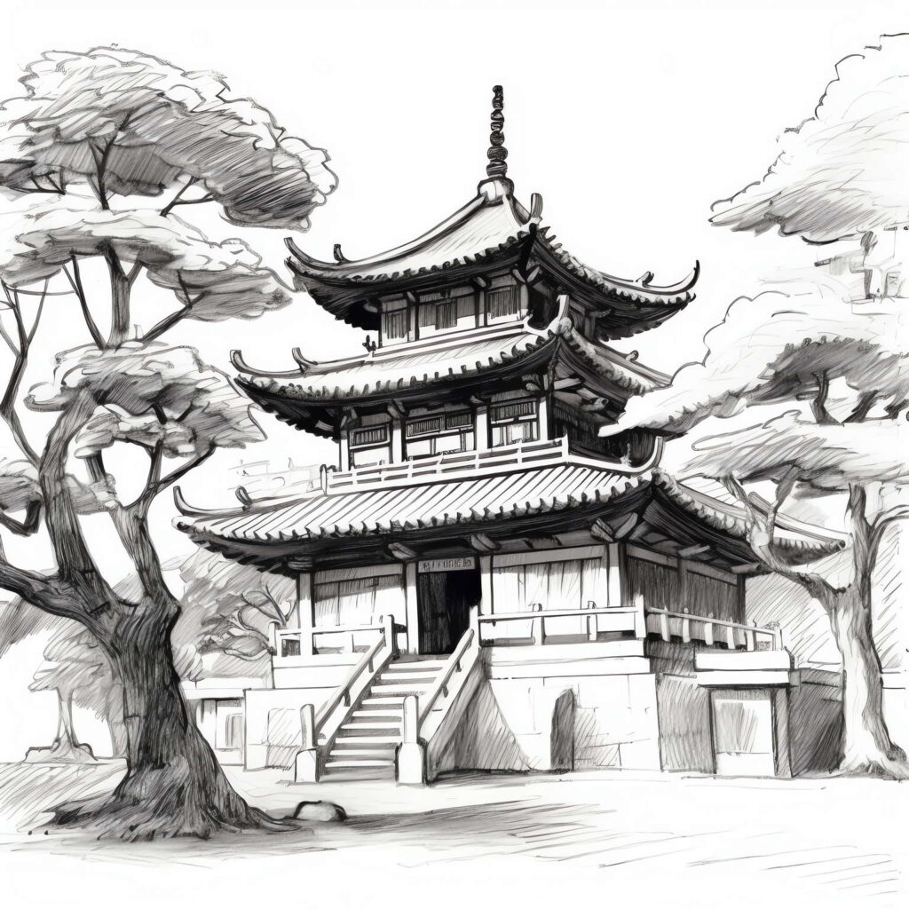 图片[22]-全球设计案例智能库_OJBKAI.COM中国古建草图Midjourney灵感图库-名师联智库－全球设计案例智能库名师联素材平台-全球设计案例智能库_OJBKAI.COM设计智库