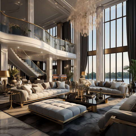 图片[59]-全球设计案例智能库_OJBKAI.COM现代前卫时尚挑高客厅Midjourney灵感图库-_设计智库－全球设计案例智能库_OJBKAI.COM-全球设计案例智能库_OJBKAI.COM设计智库