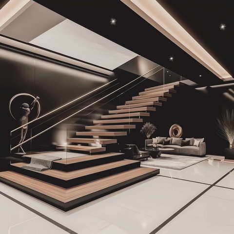 图片[19]-全球设计案例智能库_OJBKAI.COM别墅现代风格楼梯Midjourney灵感图库-_设计智库－全球设计案例智能库_OJBKAI.COM-全球设计案例智能库_OJBKAI.COM设计智库