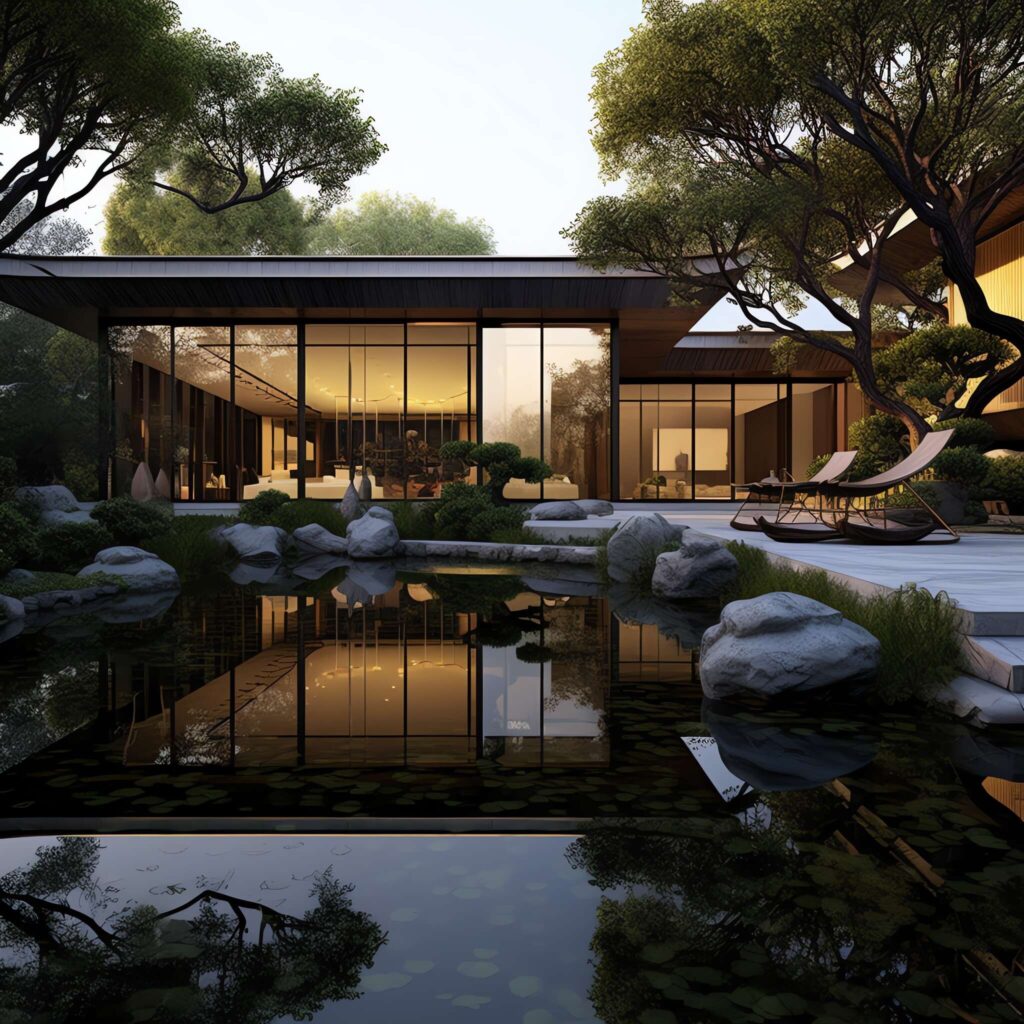 图片[17]-全球设计案例智能库_OJBKAI.COM中式别墅庭院Midjourney灵感图库-_设计智库－全球设计案例智能库_OJBKAI.COM-全球设计案例智能库_OJBKAI.COM设计智库