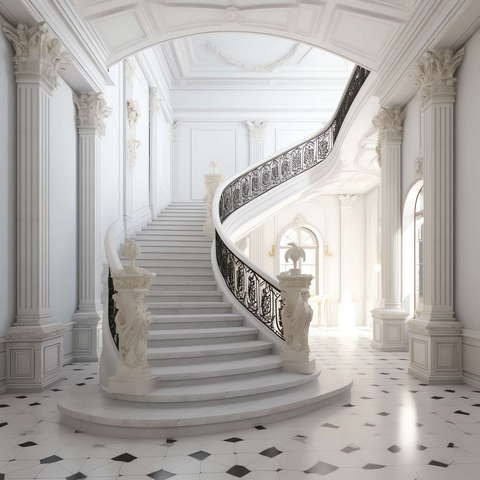 图片[18]-全球设计案例智能库_OJBKAI.COM别墅庄园新古典楼梯Midjourney灵感图库-_设计智库－全球设计案例智能库_OJBKAI.COM-全球设计案例智能库_OJBKAI.COM设计智库
