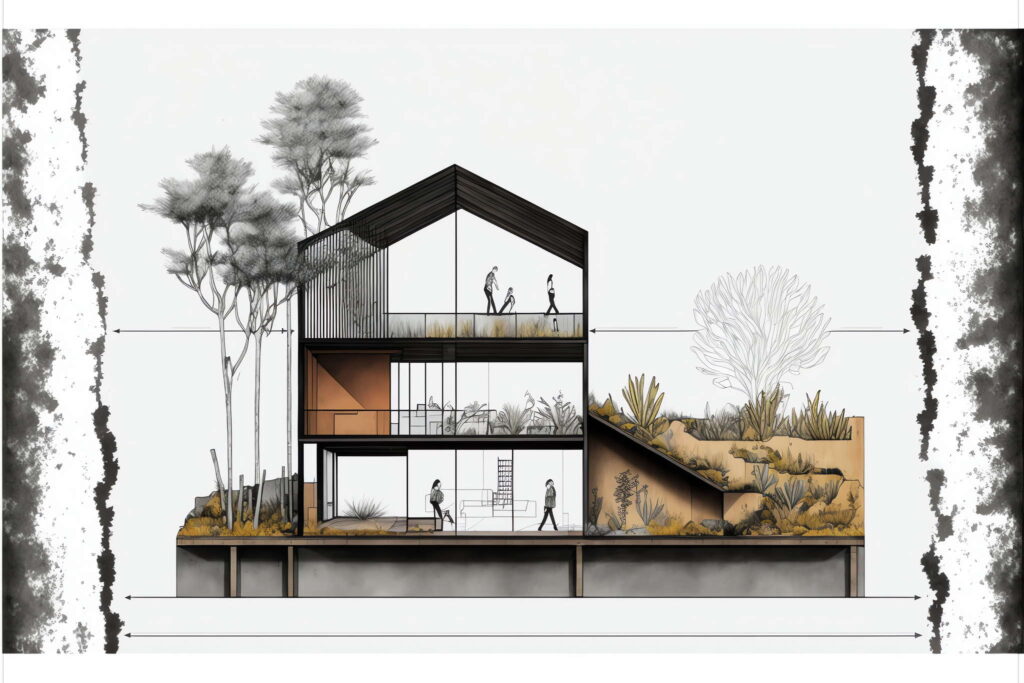 图片[17]-全球设计案例智能库_OJBKAI.COM建筑剖面图Midjourney灵感图库-名师联智库－全球设计案例智能库名师联素材平台-全球设计案例智能库_OJBKAI.COM设计智库