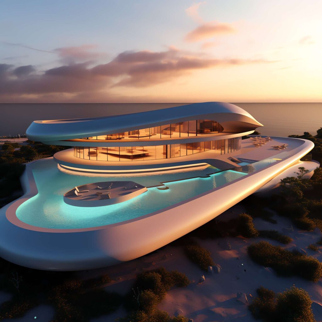 图片[25]-全球设计案例智能库_OJBKAI.COM泳池别墅外观未来科技感Midjourney灵感图库-_设计智库－全球设计案例智能库_OJBKAI.COM-全球设计案例智能库_OJBKAI.COM设计智库