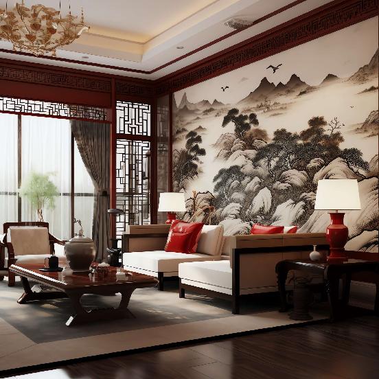 图片[56]-全球设计案例智能库_OJBKAI.COM别墅中式客厅Midjourney灵感图库-_设计智库－全球设计案例智能库_OJBKAI.COM-全球设计案例智能库_OJBKAI.COM设计智库