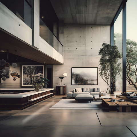 图片[53]-全球设计案例智能库_OJBKAI.COM现代挑高客厅_Midjourney灵感图库673p-全球设计案例智能库_OJBKAI.COM设计智库