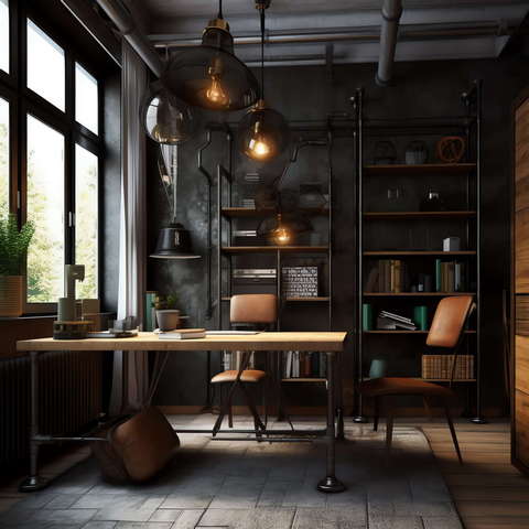 图片[36]-全球设计案例智能库_OJBKAI.COM工业风格书房Midjourney灵感图库-_设计智库－全球设计案例智能库_OJBKAI.COM-全球设计案例智能库_OJBKAI.COM设计智库