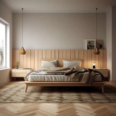 北欧风格卧室Midjourney灵感图库-_设计智库－全球设计案例智能库_OJBKAI.COM-全球设计案例智能库_OJBKAI.COM设计智库