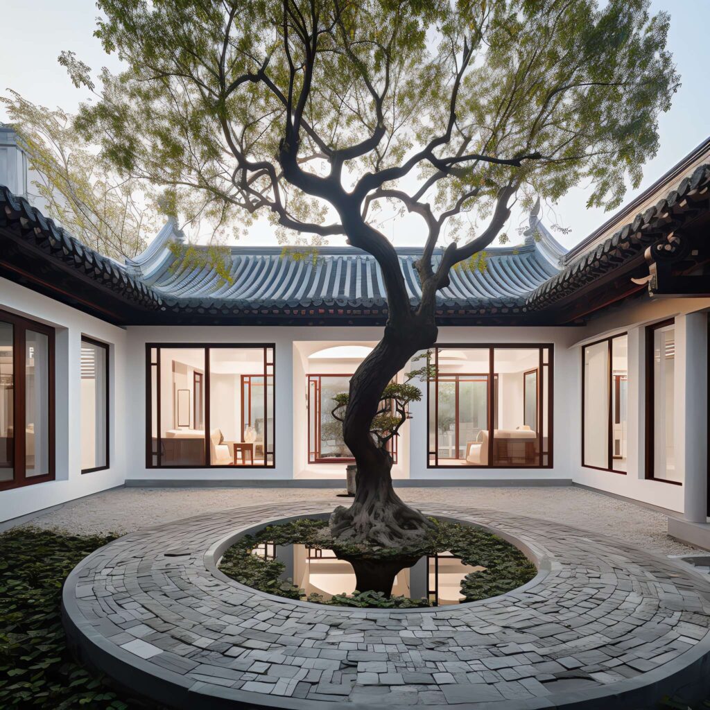 图片[6]-全球设计案例智能库_OJBKAI.COM中式别墅庭院Midjourney灵感图库-_设计智库－全球设计案例智能库_OJBKAI.COM-全球设计案例智能库_OJBKAI.COM设计智库