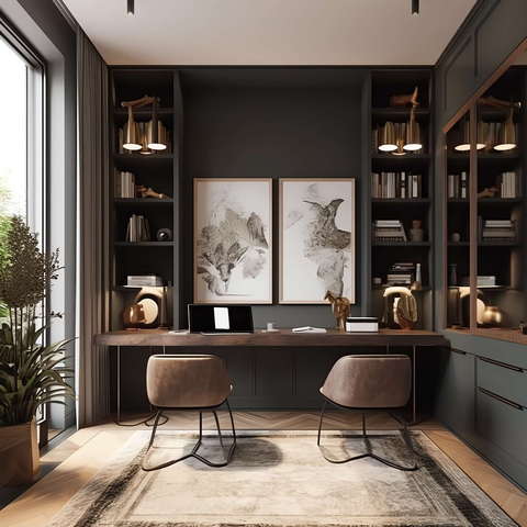 图片[22]-全球设计案例智能库_OJBKAI.COM现代风格书房Midjourney灵感图库-_设计智库－全球设计案例智能库_OJBKAI.COM-全球设计案例智能库_OJBKAI.COM设计智库
