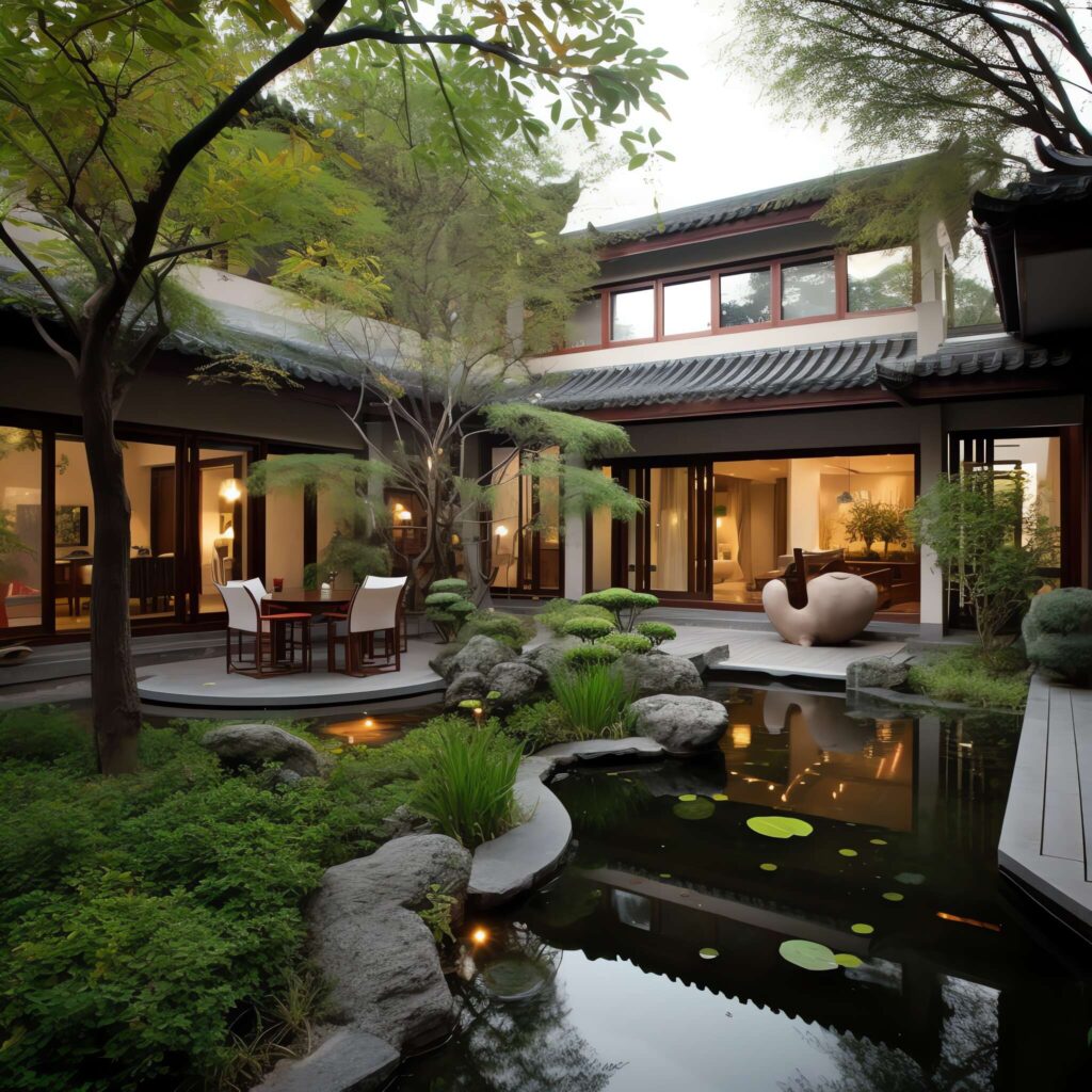 图片[26]-全球设计案例智能库_OJBKAI.COM中式别墅庭院Midjourney灵感图库-_设计智库－全球设计案例智能库_OJBKAI.COM-全球设计案例智能库_OJBKAI.COM设计智库