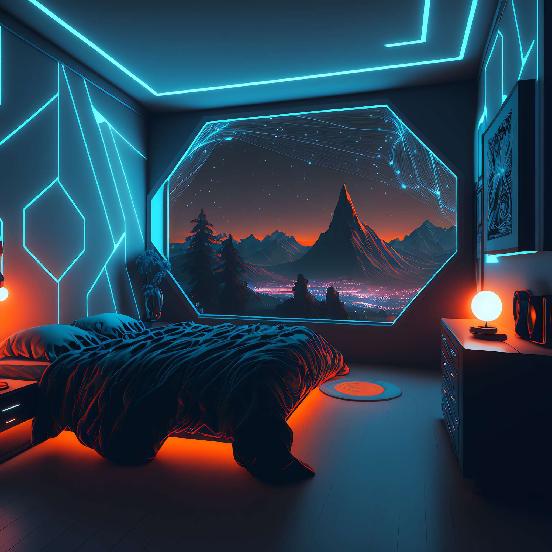 图片[52]-全球设计案例智能库_OJBKAI.COM赛博朋克风霓虹灯设计男孩房1_Midjourney灵感图库-_设计智库－全球设计案例智能库_OJBKAI.COM-全球设计案例智能库_OJBKAI.COM设计智库