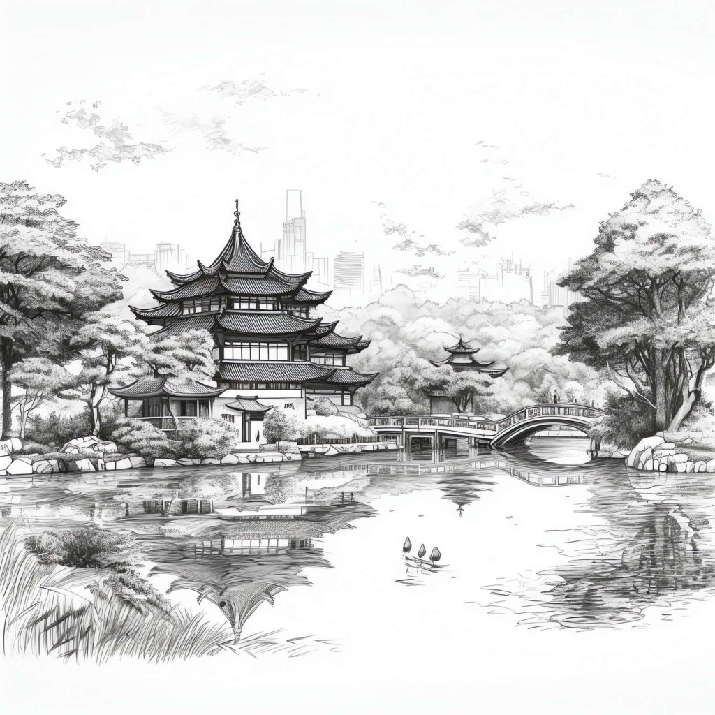 图片[26]-全球设计案例智能库_OJBKAI.COM中国古建草图Midjourney灵感图库-名师联智库－全球设计案例智能库名师联素材平台-全球设计案例智能库_OJBKAI.COM设计智库