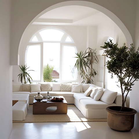 地中海风格客厅Midjourney灵感图库-_设计智库－全球设计案例智能库_OJBKAI.COM-全球设计案例智能库_OJBKAI.COM设计智库