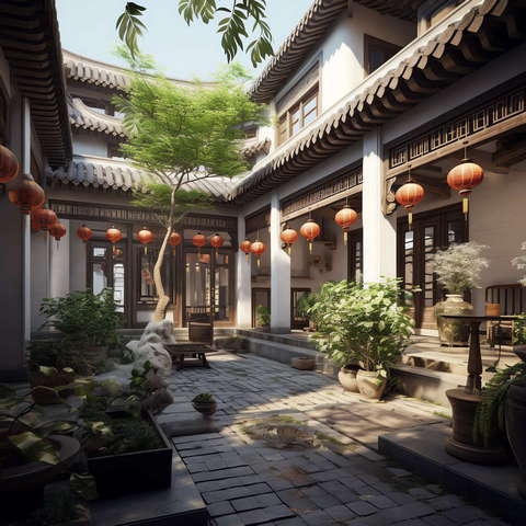 图片[39]-全球设计案例智能库_OJBKAI.COM中式四合院Midjourney灵感图库-_设计智库－全球设计案例智能库_OJBKAI.COM-全球设计案例智能库_OJBKAI.COM设计智库