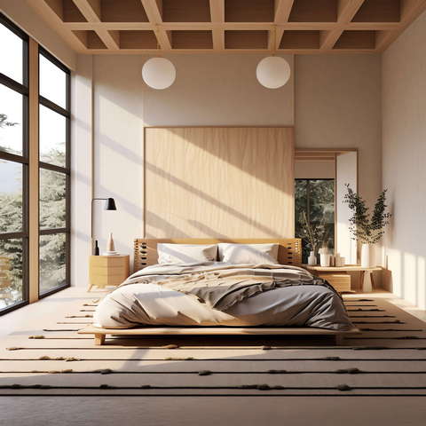 家装日式卧室Midjourney灵感图库-_设计智库－全球设计案例智能库_OJBKAI.COM-全球设计案例智能库_OJBKAI.COM设计智库