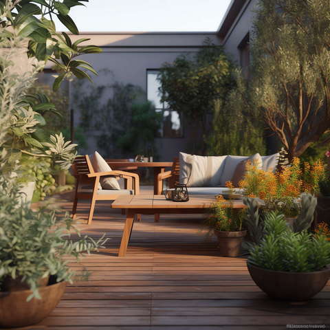 屋顶花园Midjourney灵感图库-_设计智库－全球设计案例智能库_OJBKAI.COM-全球设计案例智能库_OJBKAI.COM设计智库