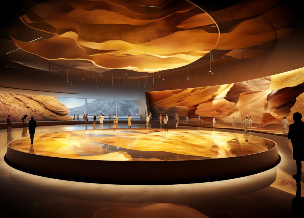 地质自然博物馆Midjourney灵感图库-_设计智库－全球设计案例智能库_OJBKAI.COM-全球设计案例智能库_OJBKAI.COM设计智库