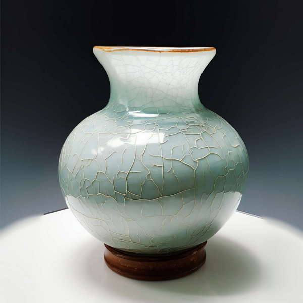 复古陶瓷花瓶摆件Midjourney灵感图库-_设计智库－全球设计案例智能库_OJBKAI.COM-全球设计案例智能库_OJBKAI.COM设计智库