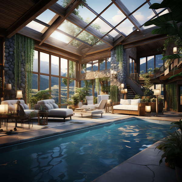 酒店泳池Midjourney灵感图库-_设计智库－全球设计案例智能库_OJBKAI.COM-全球设计案例智能库_OJBKAI.COM设计智库