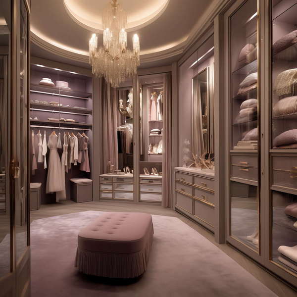 现代奢华衣帽间Midjourney灵感图库-_设计智库－全球设计案例智能库_OJBKAI.COM-全球设计案例智能库_OJBKAI.COM设计智库