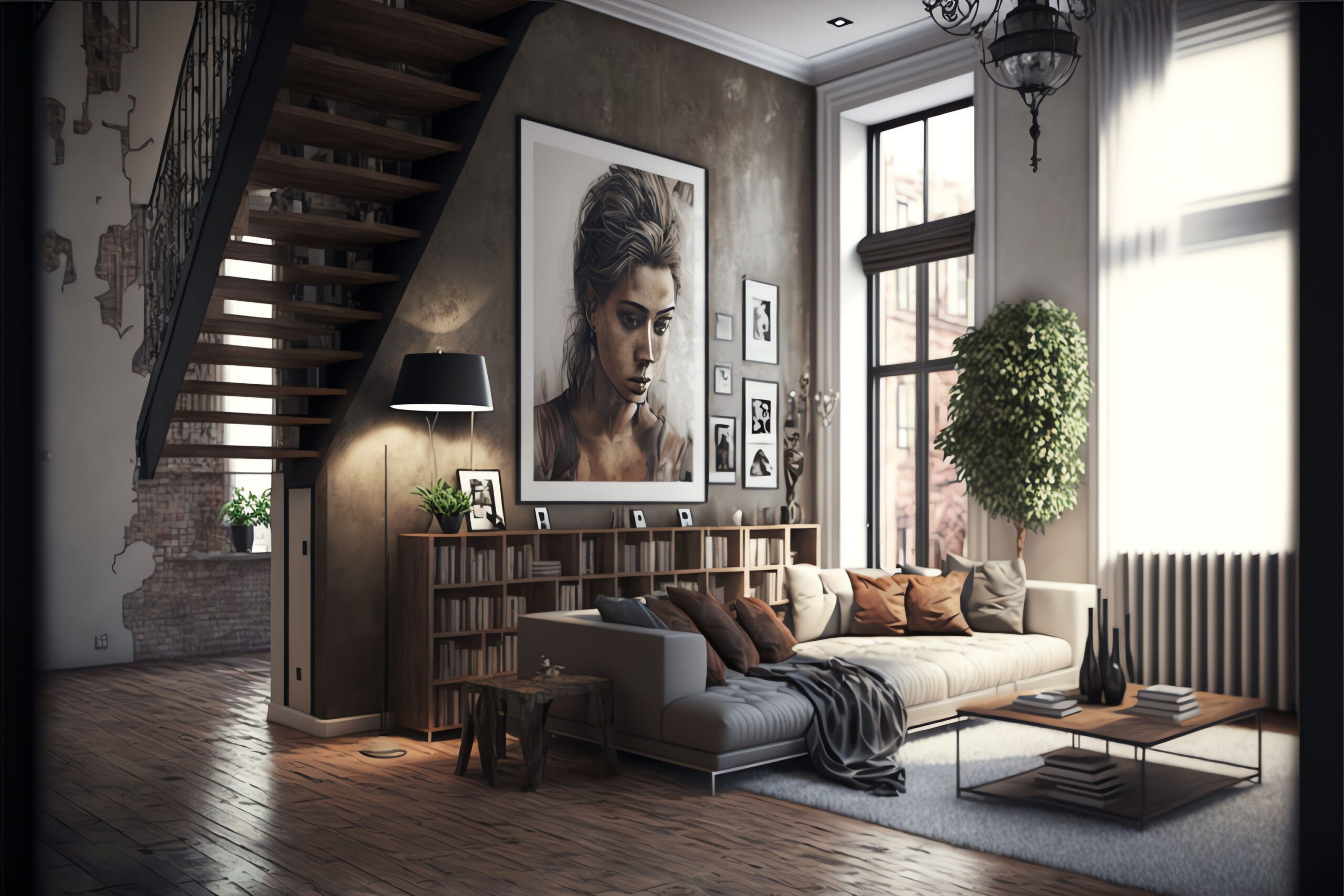 图片[8]-全球设计案例智能库_OJBKAI.COM工业风Loft户型住宅_Midjourney灵感图库-_设计智库－全球设计案例智能库_OJBKAI.COM-全球设计案例智能库_OJBKAI.COM设计智库