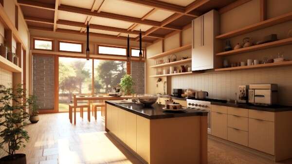 图片[4]-全球设计案例智能库_OJBKAI.COM原木开放厨房中岛吧台_Midjourney灵感图库220P-全球设计案例智能库_OJBKAI.COM设计智库