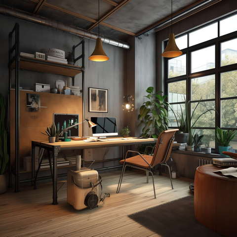 图片[22]-全球设计案例智能库_OJBKAI.COM工业风格书房Midjourney灵感图库-_设计智库－全球设计案例智能库_OJBKAI.COM-全球设计案例智能库_OJBKAI.COM设计智库