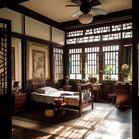 图片[24]-全球设计案例智能库_OJBKAI.COM古典中式卧室Midjourney灵感图库-_设计智库－全球设计案例智能库_OJBKAI.COM-全球设计案例智能库_OJBKAI.COM设计智库