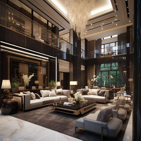 图片[39]-全球设计案例智能库_OJBKAI.COM现代前卫时尚挑高客厅Midjourney灵感图库-_设计智库－全球设计案例智能库_OJBKAI.COM-全球设计案例智能库_OJBKAI.COM设计智库