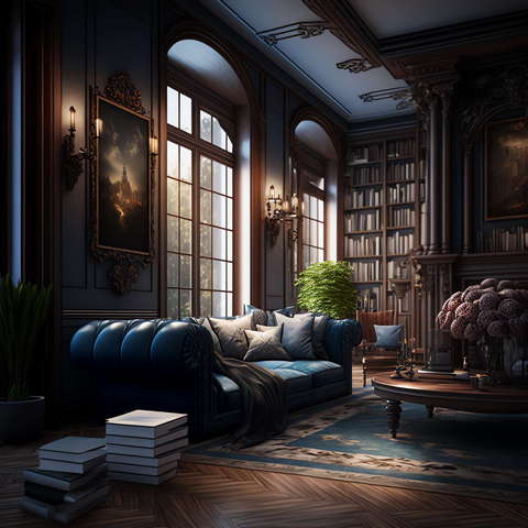 图片[35]-全球设计案例智能库_OJBKAI.COM欧式书房客厅设计Midjourney灵感图库-_设计智库－全球设计案例智能库_OJBKAI.COM-全球设计案例智能库_OJBKAI.COM设计智库