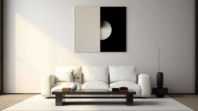 极简风格客厅Midjourney灵感图库-_设计智库－全球设计案例智能库_OJBKAI.COM-全球设计案例智能库_OJBKAI.COM设计智库