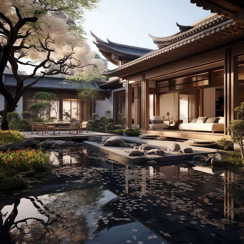 图片[39]-全球设计案例智能库_OJBKAI.COM别墅庭院景观Midjourney灵感图库-_设计智库－全球设计案例智能库_OJBKAI.COM-全球设计案例智能库_OJBKAI.COM设计智库